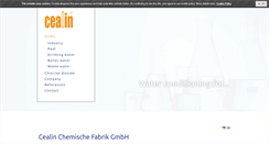 Desktop Screenshot of en.cealin.de